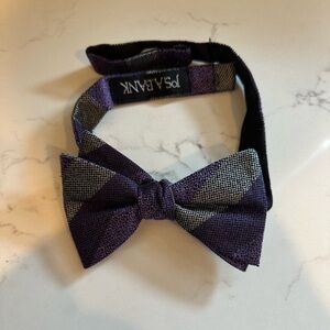 Jos. A. Bank Elegant Purple and Gray Bow Tie